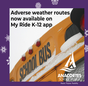 Adverse Weather Routes Now Available on My Ride K-12 App